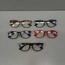 CCVOO Reading Glasses for Women/Men, Eyeglasses, Blue Light Readers for Women/Men, Computer Eye Glasses, Cheaters, Color: *C1 Mix, +1.0