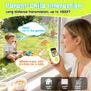 Video Walkie Talkies for Kids, Rechargeable Long Range Smart 2-Way Radio with HD Camera, Video/Voice Chat/Emojis/Games, Educational Outdoor Indoor Toys, Birthday Gifts for Boys Girls Age 4-12 (2 Pack)