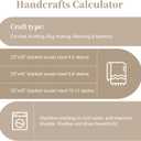 8 Pack Chunky Chenille Yarn for Crocheting & Knitting, 29.5yds 5 oz Each Skein Soft Fluffy Kitting Set, Thick Velvet Plush Yarn for Handcrafts Weaving Making Blankets (Khaki)