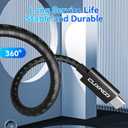 8K USB 4 Cable 40Gbps 240W Fast Charge C-C Cable for Laptop/Monitor/Portable Hard Drive/Docking Station, 2m (6.6ft)