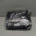 Tactical Lunch Box for Men, Large Insulated Lunch Bag for Adult, Heavy Duty Double Deck Expandable Lunch Cooler Bag with American Flag, Leakproof Soft Lunch Pail for Work Office Camping - Black (16.5L)