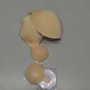 Invisible Strapless Sticky Bra Push up for Women, Ultra Adhesive Bra for Backless Dress, Cleavage Bra Lift Novelty Bras (B Cup, Light Beige)