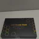 Red Light Therapy for Face and Neck, 850nm Infrared & Red Light Mask, 4 Modes LED Face Mask Light Therapy with Neck Masks, 2600mAh Rechargeable Portable Skincare Device at Home & Travel