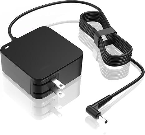 65W Round tip Laptop Charger for Lenovo Ideapad 3 1 5 310 320 330 S145 S340 Business Laptop Flex 5 4 14 15 V14 V15 V17 Yoga 510 710 ADLX65CCGU2A Quick Charging Adapter with Power Cord