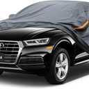 Premium Car Cover Custom Fit Audi Q5 (2008-2025), 16 Layers Heavy Duty Car Cover Waterproof All Weather with Zipper Door for Sun Rain Snow Dust Uv Protection