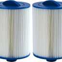 Malaka Spa Filter Compatible with PWW50P3 6CH-940 FC-0359 1-1/2'' SAE/Coarse Thread φ6x8 '' Hot tub Filter Cartridge (NOT PWW50P4 NOT MPT/Fine Thread), 2-Pack