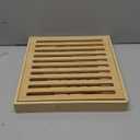 Foldable Bamboo Bread Slicer Tray with Crumb Collector & Adjustable Guide - for Perfectly Even Slices of Homemade, Sourdough & Sandwich Bread (Knife Not Included)