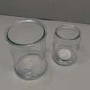 Glass Jars, Pack Of 4, Three Jars is 18 Oz, One Jar is 42 Oz