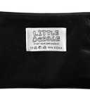 Monolike Little Doodle Flat Pouch, Black - Makeup Bag, Cosmetic Bag, Travel Bag, Toiletry Bag, Organizer, Storage Bag