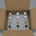 Foraineam 12 Pack 1 oz / 30ml Clear Glass Perfume Bottle, Refillable Empty Fine Mist Atomizer Spray Bottles, Portable Square Perfume Atomizer Bottles for Fragrance, Lotion, Essential Oil