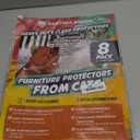 Panther Armor Furniture Protector, 8-Pack, Heavy Duty Anti-Scratch Cat Couch Protector, Transparent (Gloss (1-Side Furniture Protector))