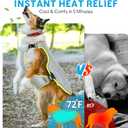 Mora Pets Dog Cooling Vest with Ice Pack Evaporation Cool Harness Adjustable Summer Shirt Pet Jacket for Hot Weather Fit Large Medium Small Dogs Grey S