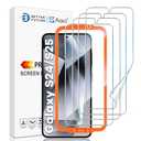 AACL 4-Pack for Samsung Galaxy S25/S24 Screen Protector 5G [Not Glass], Film for S24 and S25 Screen Protector [7H Hybrid][Fingerprint Compatible][Alignment Tool]