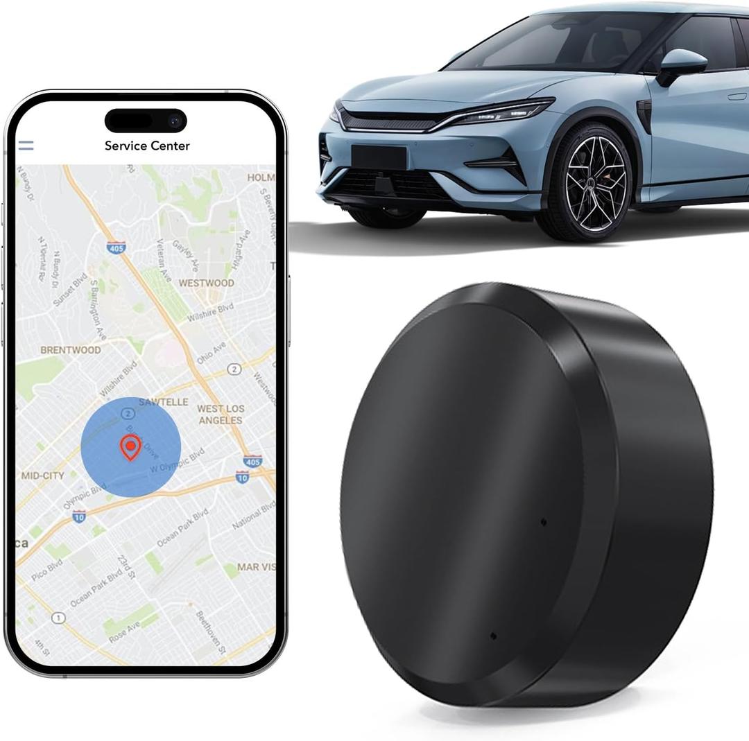 Mini GPS Tracker for Vehicles: Tracker Device for Vehicles No Subscription No Monthly Fee Car Tracker Device Hidden Magnetic RealTime Tracking for Cars Kids Dogs (GF11PP4)