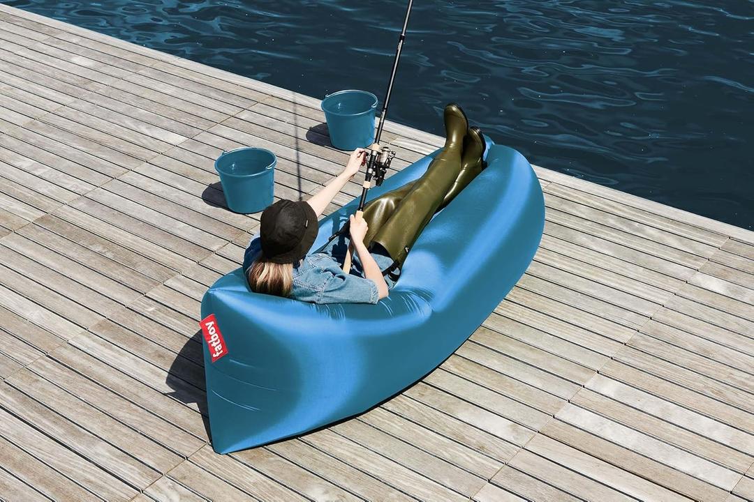 Lamzac The Original Version 3.0 Inflatable Lounger with Carry Bag (Sky Blue)