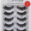 Kiss So Wispy Pompadour Lashes 5 Pairs (Pack of 3)
