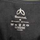 Sunzel Long Sleeve Jumpsuits for Women, Ribbed One Piece Casual Yoga Workout Zip Front Bodysuits, Legging Fit & Thumbhole 28" Inseam Black X-Large