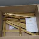 Balloon Arch Stand Kit, 8.2ft (2.5m) Metal Round Backdrop Stand Frame Set: Half Circle Gold Balloon Arch for Birthday Party Baby Shower Wedding Graduation Decoration (Golden)