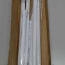 Tension Rods for Windows 28 to 48 Inch 2 Pack Spring Curtain Rods No Drilling White Tension Rod Adjustable Curtain Rods Expandable Pressure Spring Tension Rod for Closet, Doorway