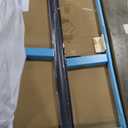 Shower Door 56-60" W x 60" H, Double Sliding Glass Door, Semi-Frameless Shower Doors with 1/4" (6mm) Thick SGCC Tempered Glass, Stainless Steel Handles, Matte Black