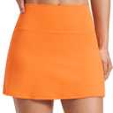 CRZ YOGA Butterluxe High Waisted Tennis Skirts for Women - Mini Lined A Line Golf Casual Skort with Inner Pockets