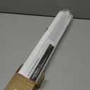 LazBlinds No Drill Zebra Blinds for Windows 35.5" W x 72" H, White