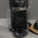 Horavie Small Single Serve Coffee Maker, Fast Brew One Cup Coffee Machine for K Cup and Grounds, 6 to 12 oz. Brew Sizes, Pod Coffee Maker with Descaling Reminder and Viewing Tank, Black (9.45 Inches)