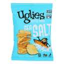 Uglies Kettle Potato Chips, Sea Salt, Vegan Friendly, Kosher, Gluten Free & Non-GMO, 1 Ounce (Pack of 32), BBD 05/30/2026