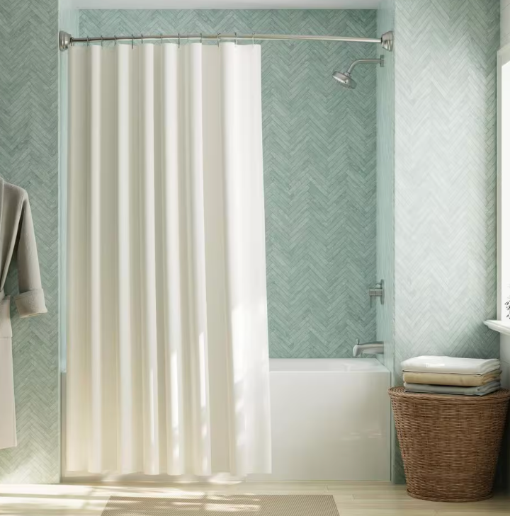 Zenna Home Fabric Shower Curtain 70X72