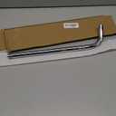 HarJue Shower Arm with Flange and Teflon Tape, Wall Mounted Shower Pipe 304 Stainless Steel Extension Arm for Fixed Shower Head & Handheld (15 Inch, Chrome)