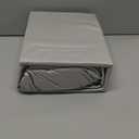 Mayfair Linen 100% Cotton Bed Sheets Queen Sheet Set - 500 Thread Count Sheets Queen Size 4 PC Set (Silver), Soft, Cooling, Hotel-Quality 16" Deep Pocket Sateen Cotton Bedsheet for Hot Sleepers