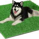Artificial Grass for Dogs Pee Tray Fake Grass Mat for Professional Puppy Potty Trainer Replacement Dog Grass Pad for Indoor and Outdoor (51.3x32 Inch(Pack of 1))