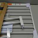 Cumbor 29.7-40.6" Baby Gate for Stairs, Mom's Choice Awards Winner-Dog Gate for Doorways, Pressure Mounted Auto-Close Pet Gates for Dogs Indoor, Safety Child Gate with Easy Walk Thru Door, White