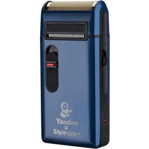 Retro Electric Razor for Men, Rechargeable Mens Gold Foil Shavers,Travel Electric Shavers for Men(Blue)