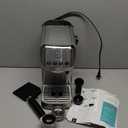 CASABREWS 3700 Essential Espresso Machine 20 Bar, Stainless Steel Cappuccino & Latte Machine with Steam Frother for Home, 43.9oz Water Tank, Coffee Gift for Women & Men, Silver