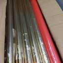 VEVOR Stanchions and Velvet Ropes 6Pcs, Hollow Base with Stainless Steel Post & 26.25ft Carpet, 4 Red Velvet Ropes, Crowd Control Barriers Gold Stanchions, Red Carpet Runner Poles for Party Supplies