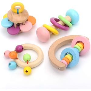 Large Bird Toys for Foot Parrot Handheld Interactive Toys, 4 Pack