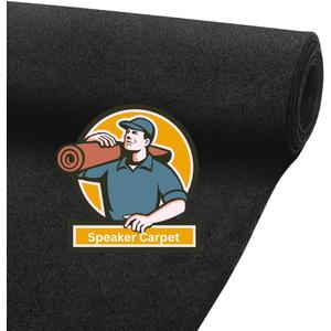 Speaker Box Carpet Car Sub Woofer Trunk Liner Felt Black Fabric for RV, Boat, Truck, Automotive Interior, Marine, Home Floor (36" x 78" Anthracite)