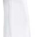 Hybrid & Company Women's Long Denim Skirt Stretch Jean Skirt for Office and Casual Wear (White, M)
