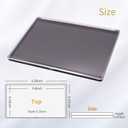 Magnetic Makeup Palette with Clear Top, Empty Eyeshadow Pan Dispensing Storage Box with 40Pcs Adhesive Metal Stickers for DIY Cosmetics Blush Powder(XL Large - 9.25"x6.57")