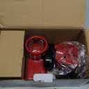 Geedel Rotary Cheese Grater, Kitchen Mandoline Vegetable Slicer with 3 Interchangeable Blades, Easy to Clean Grater for Fruit, Vegetables, Nuts (Red)