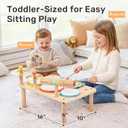 WINGYZ Kids Drum Set 9-in-1 Montessori Toys for 1-3 Year Old & Wooden Musical Instruments for Toddlers, Baby Musical Toys with Drums, Xylophone, Helps Hand-Eye Coordination, Gift for 1-3 Boys Girls