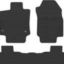 Car Floor Mats Custom Fit for Toyota RAV4 (NO Hybrid) 2019 2020 2021 2022 2023 2024 2025 Full Black Rubber Auto Liners Set All Weather Protection Heavy Duty Odorless