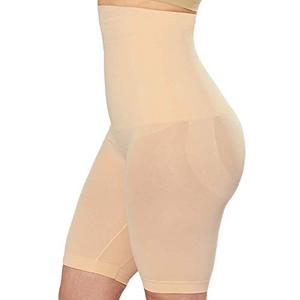 SHAPERMINT Shapewear for Women - High-Waisted Shapewear Tummy Control Shorts, Thigh Slimmer, Underwear for Women Nude, Medium-Large