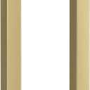 Bathlink 8" Square Shower Door Handle, Back to Back Shower Doors Handle, Compatible with 1/4" to 1/2" Glass Thick, Stainless Steel 304 Shower Doors Handles Replacement, Brushed Gold