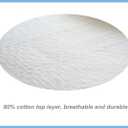 2 Pack Reusable Washable Bed Pads Tuckable Fit Twin Bed 34X36 Absorbent Waterproof Quilted Cotton Top Underpad Mattress Protector for Adult, Toddler ,Pet (White)