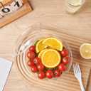 FULING [48 oz. 50 Sets Clear Plastic Salad Bowls with Airtight Lids Disposable To Go Mixing Containers Serving for Fruit, Quinoa, Lunch and Meal Prep