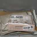 ANRODUO Beige Velvet Curtains 45 Inches Long Blackout Thermal Insulated Soundproof Curtain Privacy Room Darkening Curtains Pinch Pleat Window Drapes for Bedroom Living Room 42 x 45 Inch Set of 2