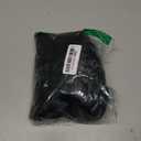 FantaLook Short Black Purple Cosplay Wig with 2 Buns for Halloween Party Costume Small Size