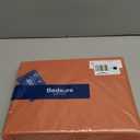 Bedsure Queen Sheet Set, Rayon Derived from Bamboo, Cooling Sheets, Breathable & Soft, Deep Pocket Up to 16 Inches, Hotel Luxury Silky Bedding for Hot Sleepers, Burnt Orange